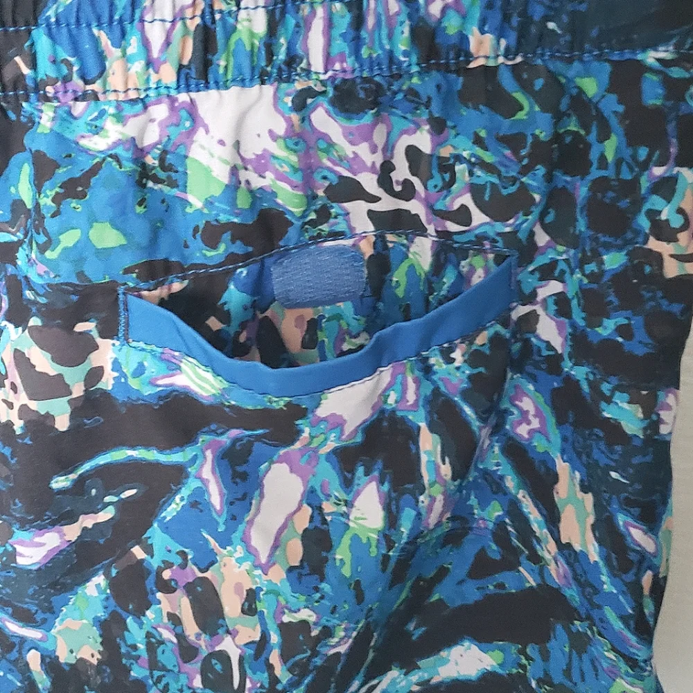 Blue Multi Women’s Swim Shorts